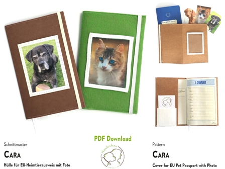 CARA cover for pet passport